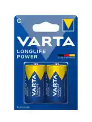 Синий батарейка Varta LONGLIFE POWER (HIGH ENERGY) LR14 C BL2 Alkaline 1.5V (4914)