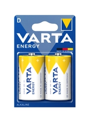 Батарейка Varta ENERGY LR20 D BL2 Alkaline 1.5V (4120)