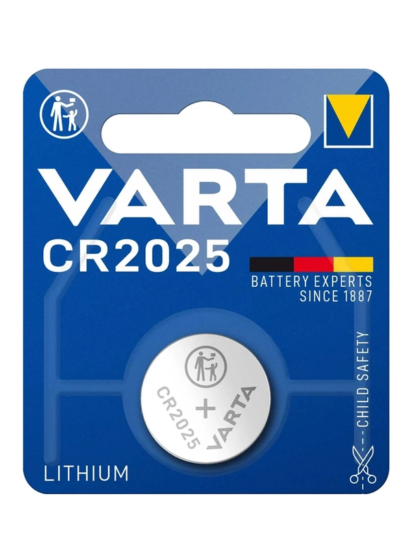 Батарейка Varta ELECTRONICS CR2025 BL1 Lithium 3V (6025)