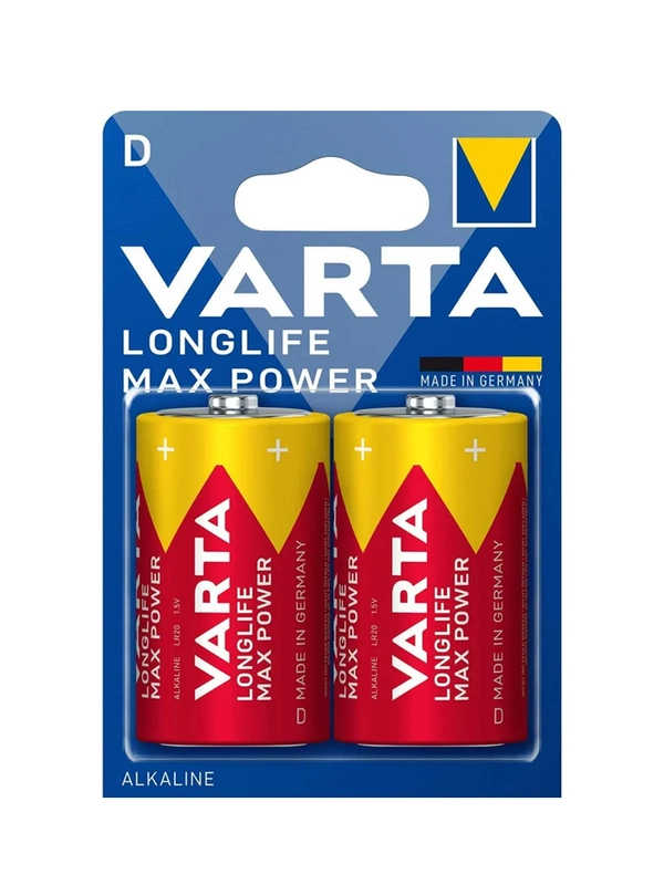 Батарейка Varta LONGLIFE MAX POWER (MAX TECH) LR14 C BL2 Alkaline 1.5V (4714)