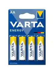 Синий батарейка Varta ENERGY LR6 AA BL4 Alkaline 1.5V (4106)