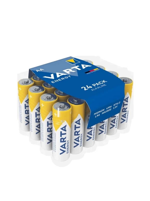 Батарейка Varta ENERGY LR6 AA BOX24 Alkaline 1.5V (4106)