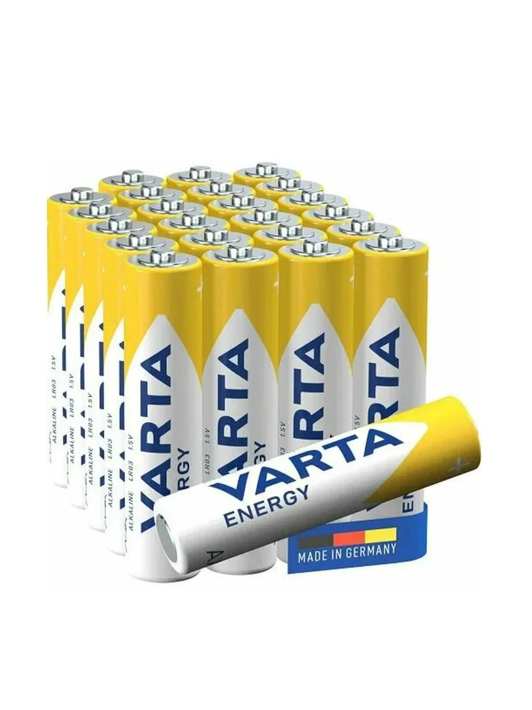 Белый батарейка Varta ENERGY LR03 AAA BOX24 Alkaline 1.5V (4103)