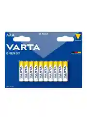 Белый батарейка Varta ENERGY LR03 AAA BL10 Alkaline 1.5V (4103)