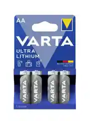 Серый батарейка Varta ULTRA FR6 AA BL4 Lithium 1.5V (6106)
