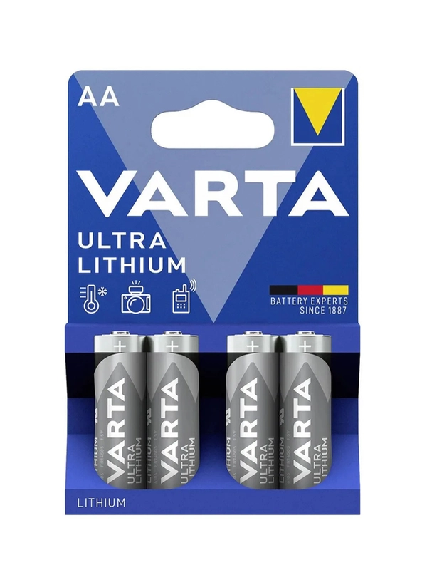 Батарейка Varta ULTRA FR6 AA BL4 Lithium 1.5V (6106)