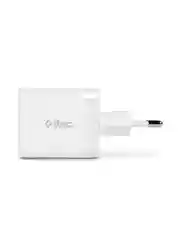 Белый сетевое зарядное устройство TTEC SmartCharger 45W PD Duo Travel Charger  USB-C+USB-A.