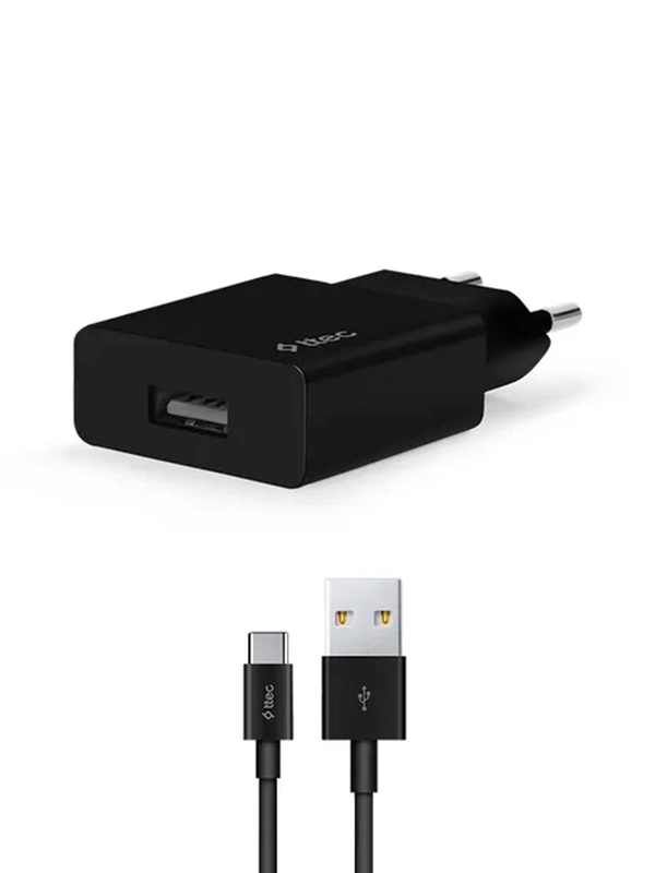 Сетевое зарядное устройство TTEC SmartCharger Travel Charger 2.1A с кабелем Type-C.
