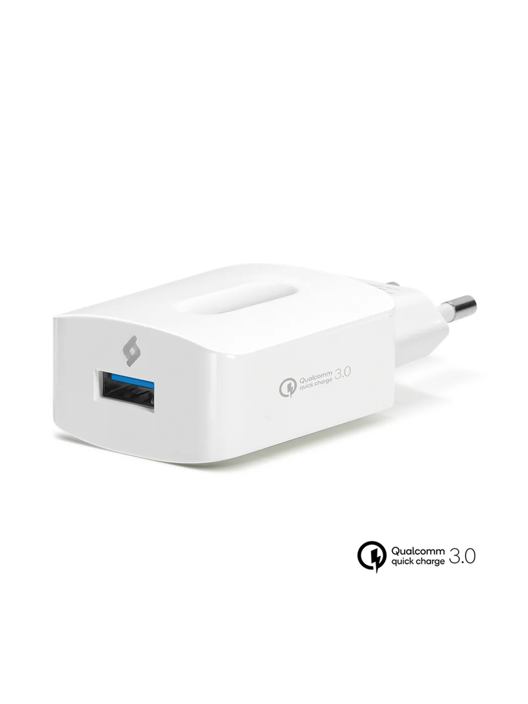 Белый сетевое зарядное устройство TTEC SpeedCharger QC 3.0 Travel Charger 18W с кабелем USB-C.