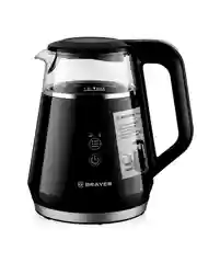 Чайник электрический BRAYER BR6105, 1100 Вт, 1 л, Cool Touch, cенсорное управл, автоотключ