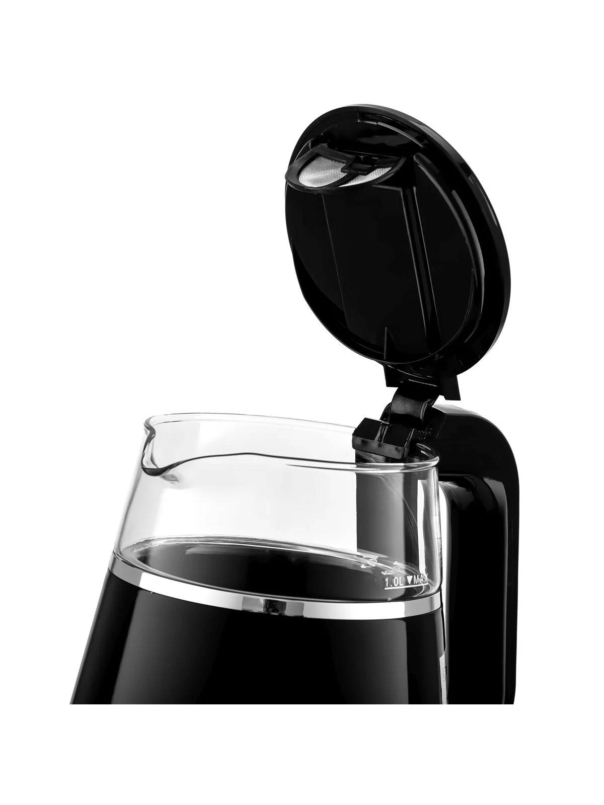 Чайник электрический BRAYER BR6105, 1100 Вт, 1 л, Cool Touch, cенсорное управл, автоотключ
