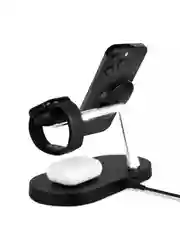 Черный беспроводная зарядная станция 4-в-1 TTEC AirCharger Quattro M MagSafe Competitible 4in1