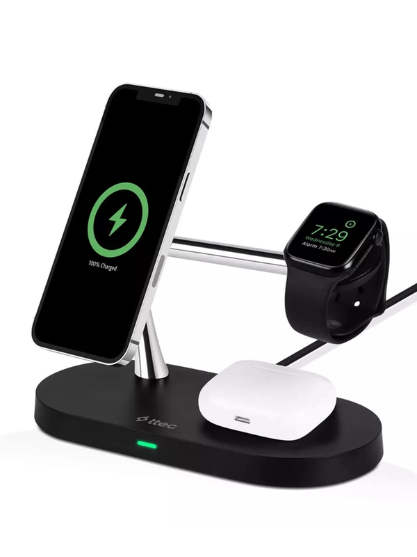 Беспроводная зарядная станция 4-в-1 TTEC AirCharger Quattro M MagSafe Competitible 4in1