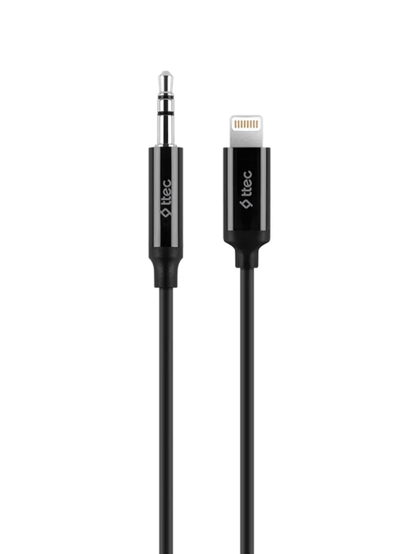 Кабель TTEC Aux - USB-C Cable. Длина: 100 см. Цвет: черный
