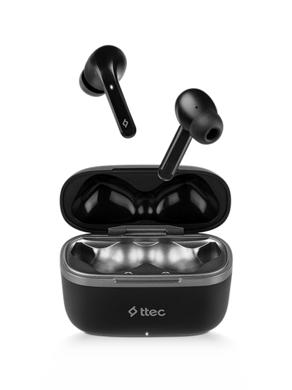 Беспроводная Bluetooth-гарнитура TTEC AirBeat Move True Wireless Headsets. Цвет: черный