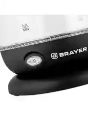 Чайник электрический BRAYER BR6106, 1100 Вт, 1 л, стеклянный, автоотключ, подсветка
