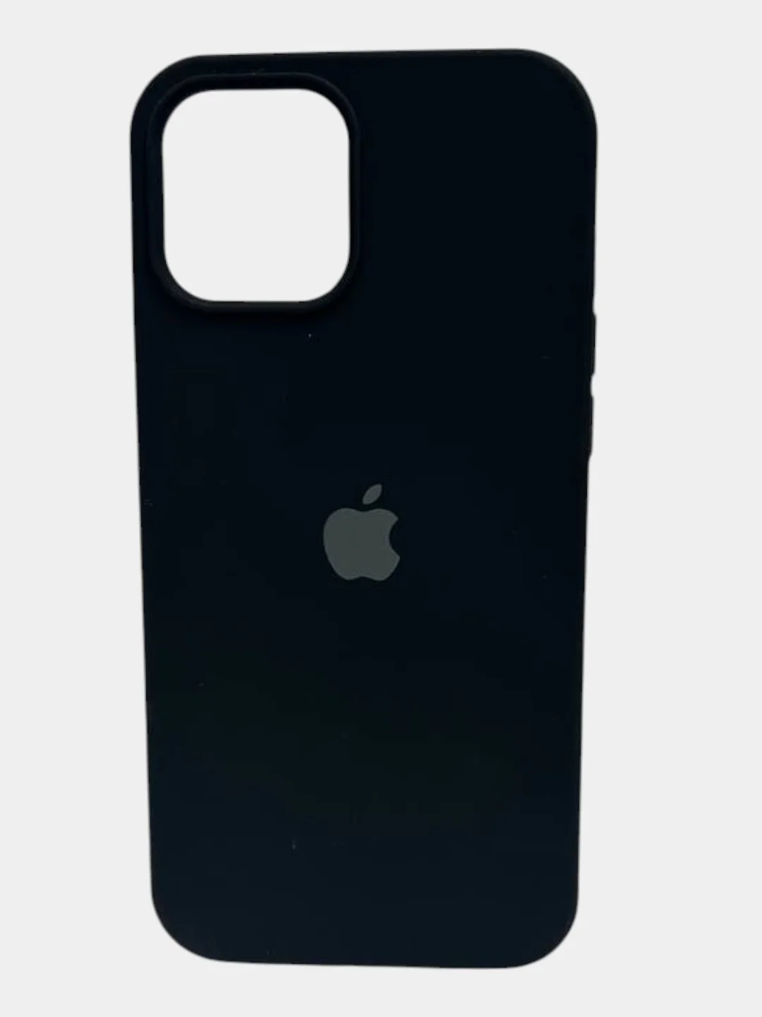Черный чехол iPhone 12 Pro Max Silicone case