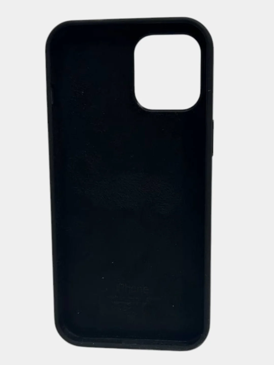Черный чехол iPhone 12 Pro Max Silicone case