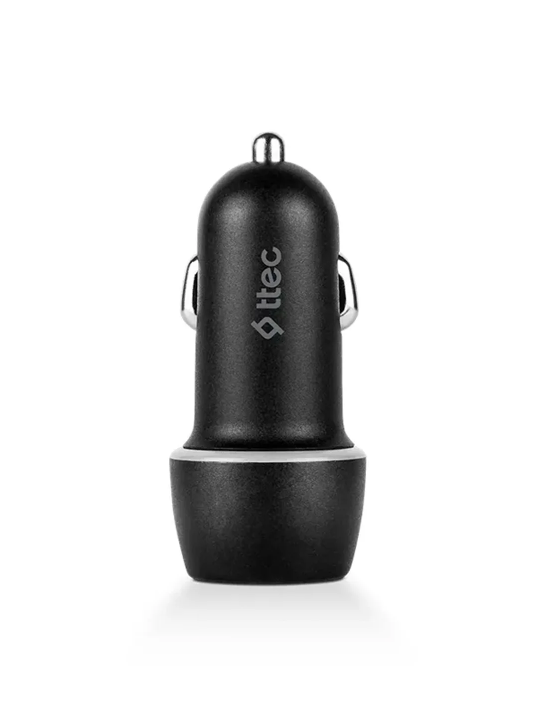 Черный автомобильное зарядное устройство TTEC SmartCharger 2.1A In-Car Charger. Цвет: черный