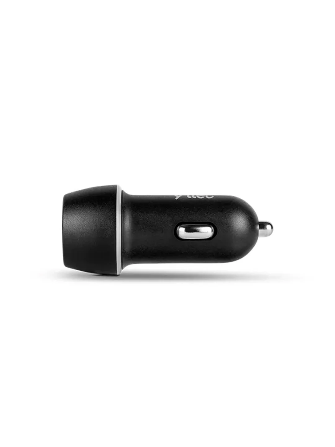 Черный автомобильное зарядное устройство TTEC SmartCharger 2.1A In-Car Charger с кабелем USB-C.