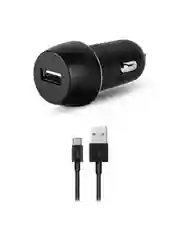 Черный автомобильное зарядное устройство TTEC SmartCharger 2.1A In-Car Charger с кабелем USB-C.