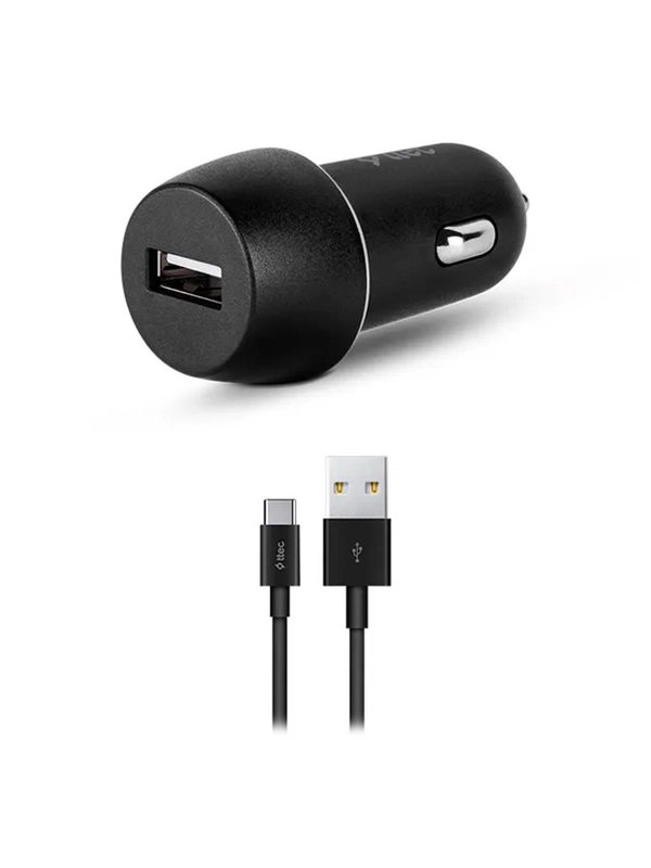 Автомобильное зарядное устройство TTEC SmartCharger 2.1A In-Car Charger с кабелем USB-C.