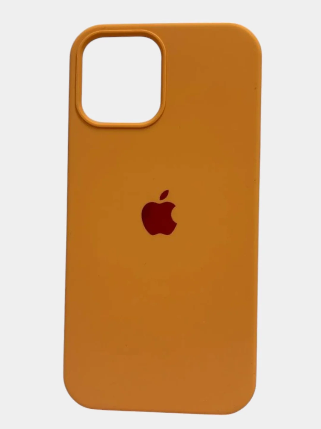 Светло-оранжевый чехол iPhone 12 Pro Max Silicone case
