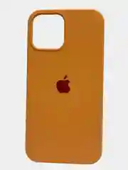 Светло-оранжевый чехол iPhone 12 Pro Max Silicone case