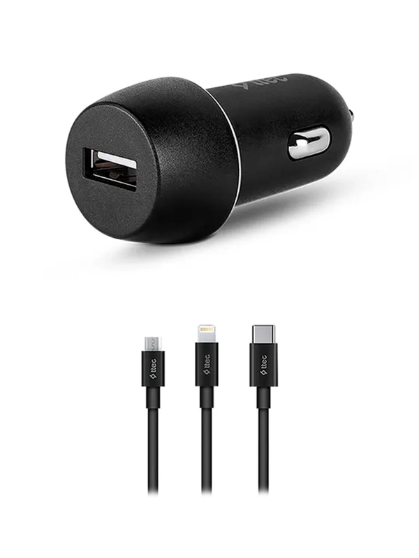 Автомобильное зарядное устройство TTEC SmartCharger 2.1A с кабелем