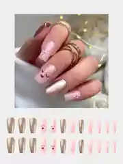 Накладные ногти с дизайном, 24 клеевых стикера