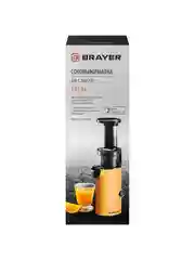 Соковыжималка BRAYER BR1706YE шнековая, 130 Вт, рев, диам 45 мм