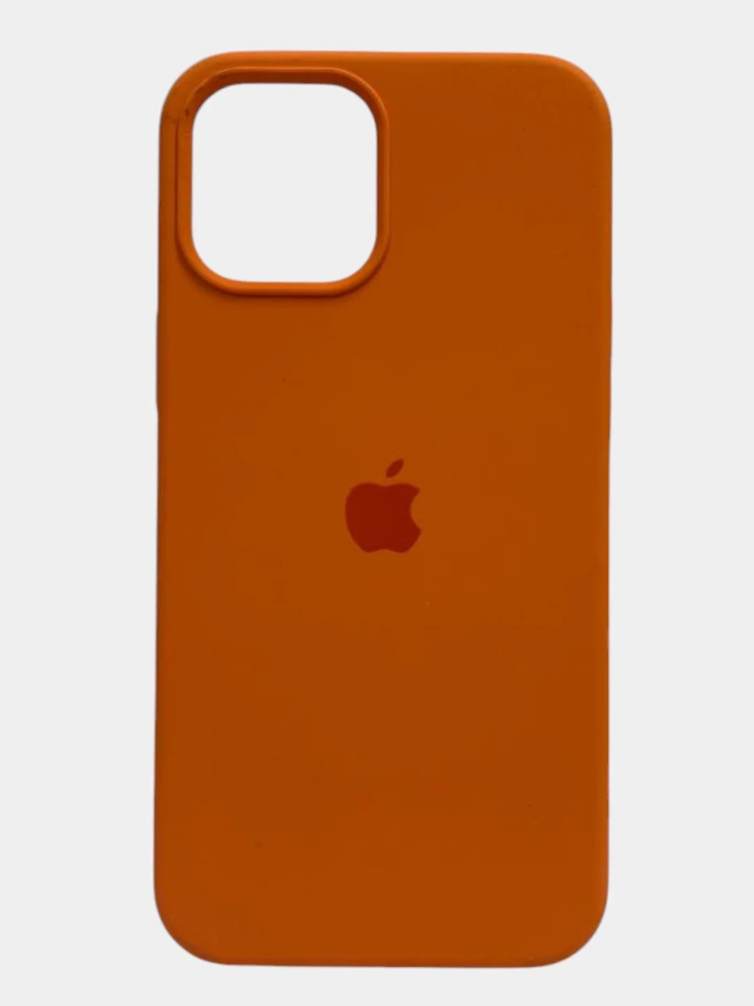 Оранжевый чехол iPhone 12 Pro Max Silicone case