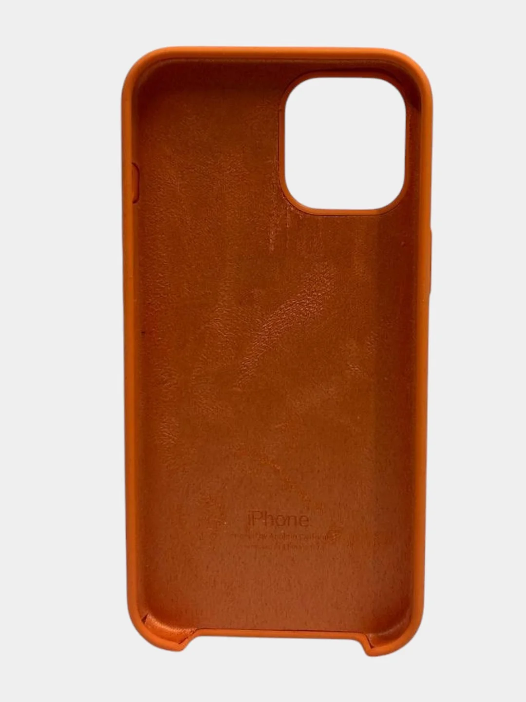 Оранжевый чехол iPhone 12 Pro Max Silicone case