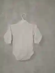 Белый боди для малышей, детский бодик, ткань лапша