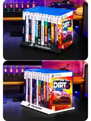 Подставка для хранения игровых дисков Sony Playstation, PS4, PS5, на 12 дисков