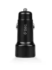Черный автомобильное зарядное устройство TTEC SmartCharger Duo 3.1A Car Charger Dual USB-А.