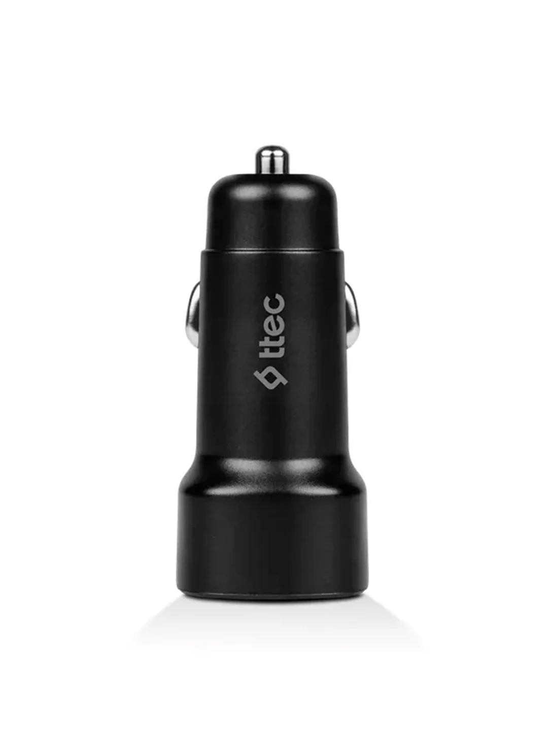 Черный автомобильное зарядное устройство TTEC SmartCharger Duo 3.1A Car Charger USB-C+USB-A.