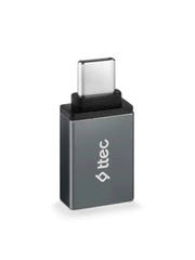 Конвертер TTEC Type-C - USB-A 3.0 OTG Converter. Цвет: серый