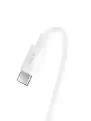 Белый кабель TTEC Type-C - Type-C 65W Fast Charge Cable. Длина: 30см. Цвет: белый