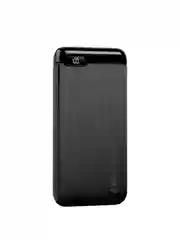 Черный внешний аккумулятор TTEC PowerSlim LCD PD 20000 mAh 20W Powerbank With USB-C Input/Output.