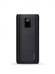 Черный внешний аккумулятор TTEC PowerSlim Trio LCD 20000mAh PD 22,5W Powerbank with Trio Cable.