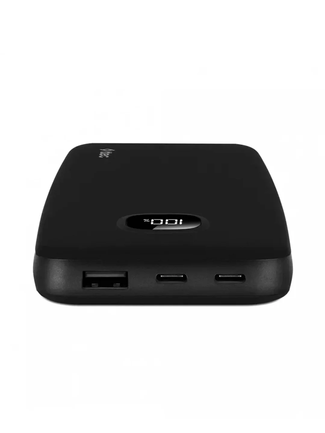 Черный внешний аккумулятор TTEC ChargeUp LCD 20000mAh Powerbank. Цвет: черный