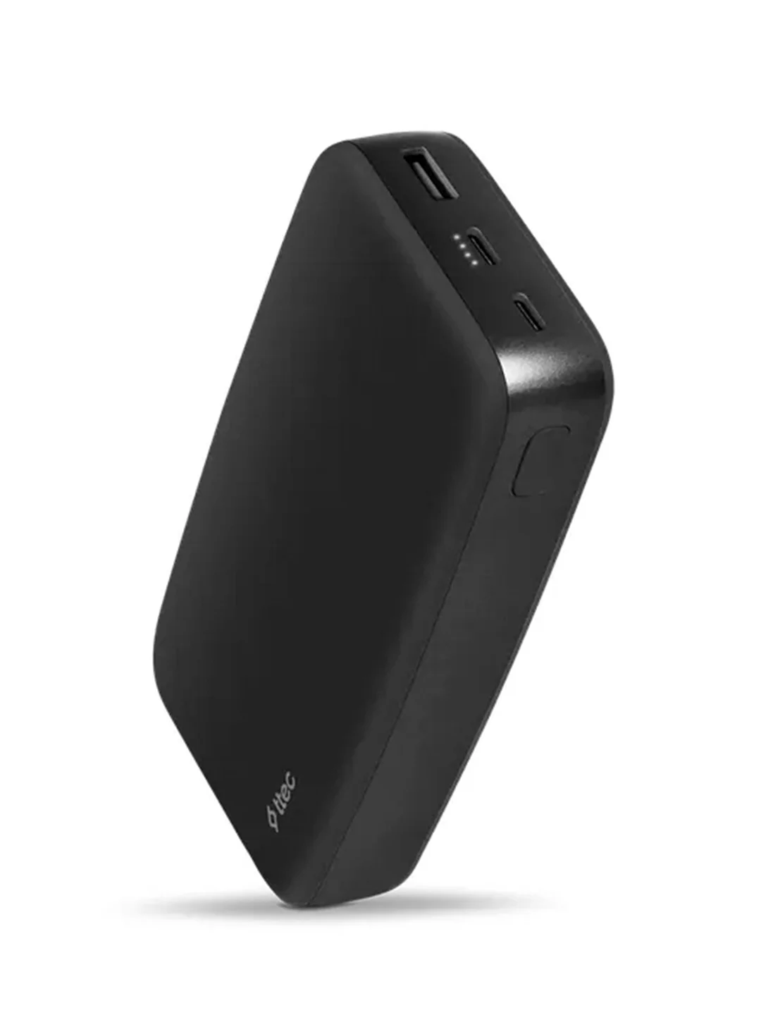 Черный внешний аккумулятор TTEC ChargeUp Pro 20000mAh PD 20W Powerbank. Цвет: черный