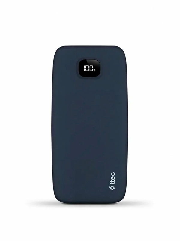 Внешний аккумулятор TTEC ChargeUp LCD 10.000mAh. Цвет: темно-синий