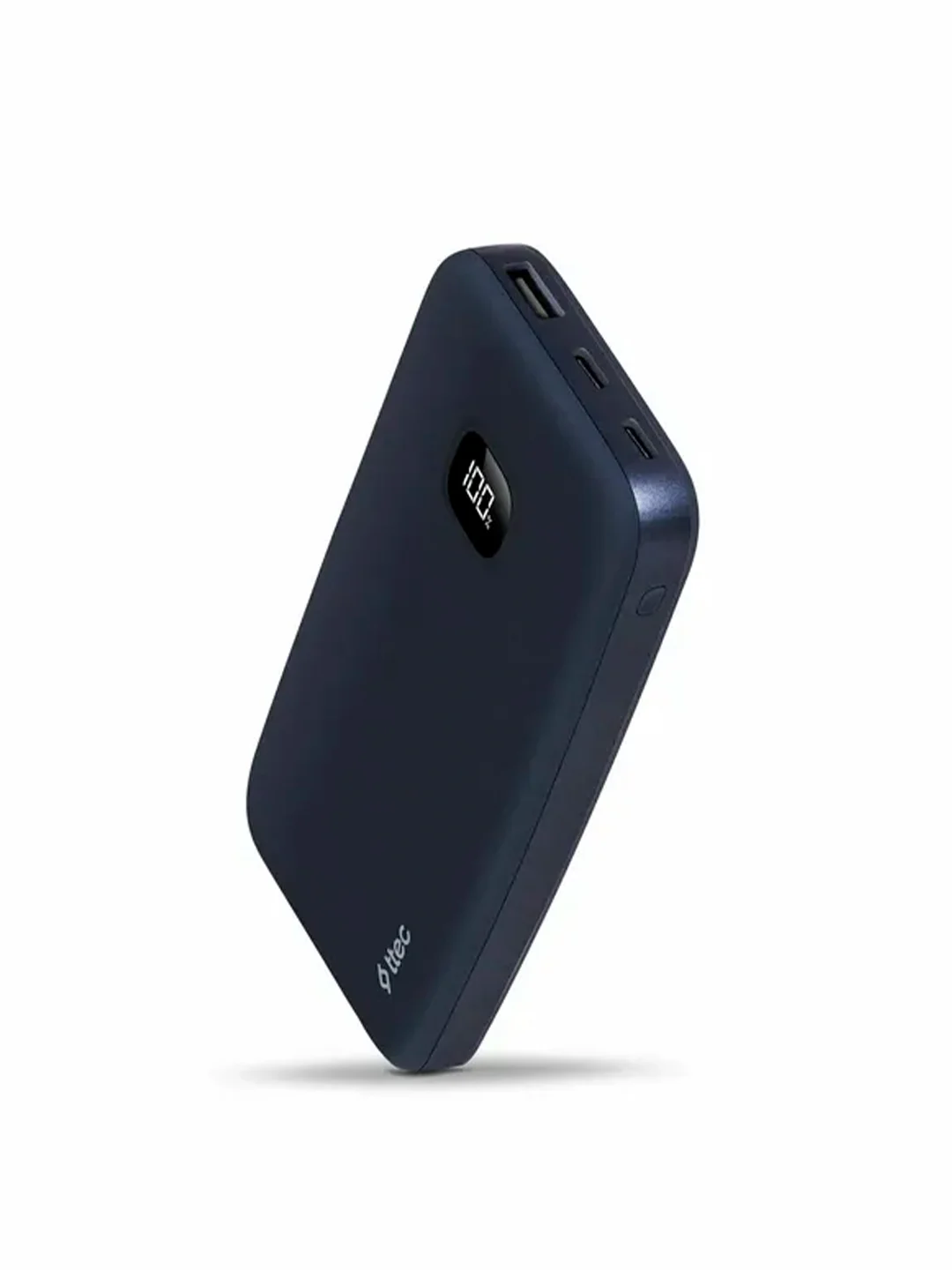 Синий внешний аккумулятор TTEC ChargeUp LCD 10.000mAh. Цвет: темно-синий