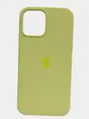 Светло-жёлтый чехол iPhone 12 Pro Max Silicone case