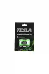 Фонарь налобный TESLA HLR на батарейках AAA