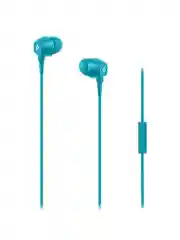 Бирюзовый наушники-вкладыши TTEC Pop In-Ear Headphones with Microphone 3.5mm. Цвет: бирюзовый