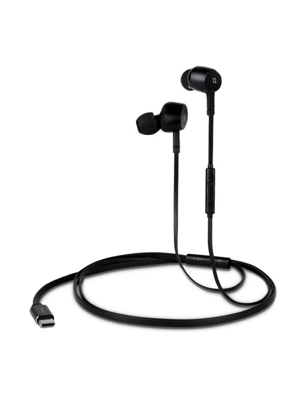 Наушники-вкладыши TTEC Pop 2 USB-C Stereo In Ear Headset с микрофоном. Цвет: черный