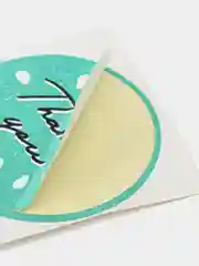 Белый наклейки для бизнеса 4х4 см, 50 шт, Спасибо, Для тебя, Качество, стикеры